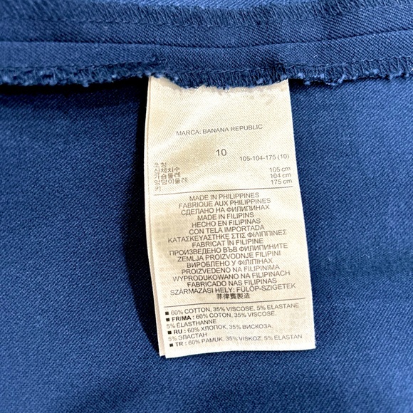 NWOT Banana Republic Back Zip Stretch Knit Short Sleeved Dress - Picture 7 of 8